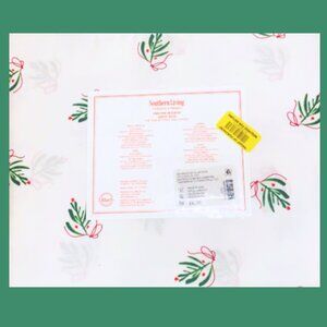 Southern Living Christmas Mistletoe Sheet Set Twin / Twin XL 400 Thread Count